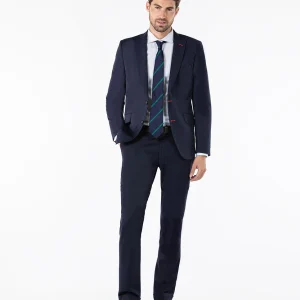 Americana Traje Liso Marino Coordinado