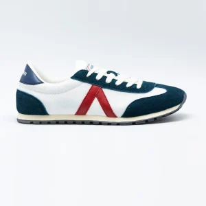 Sneakers Running Match Nylon Rejilla Blanco