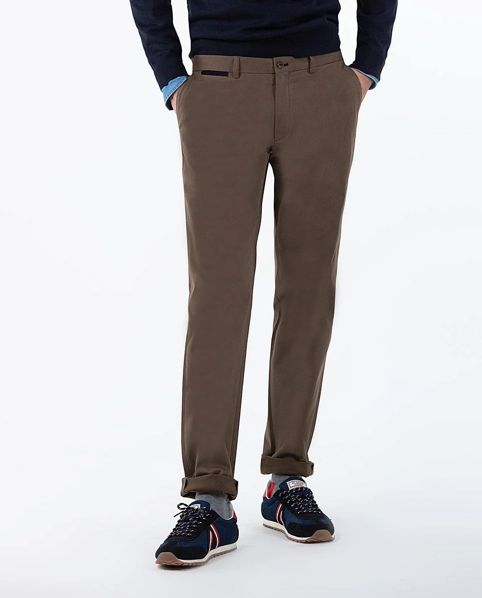 Pantalón Coordinado Algodón Marrón