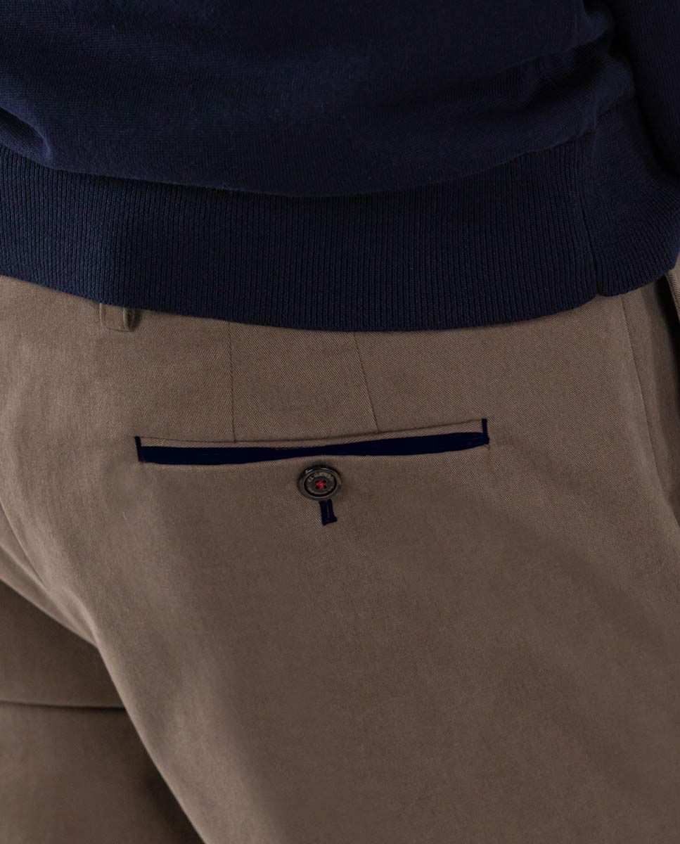 Pantalón Coordinado Algodón Marrón - Imagen 5