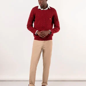 Pantalón Chino Básico Beige