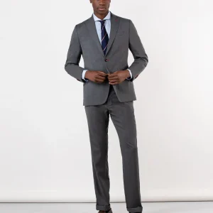 Americana Traje Liso Gris Coordinado