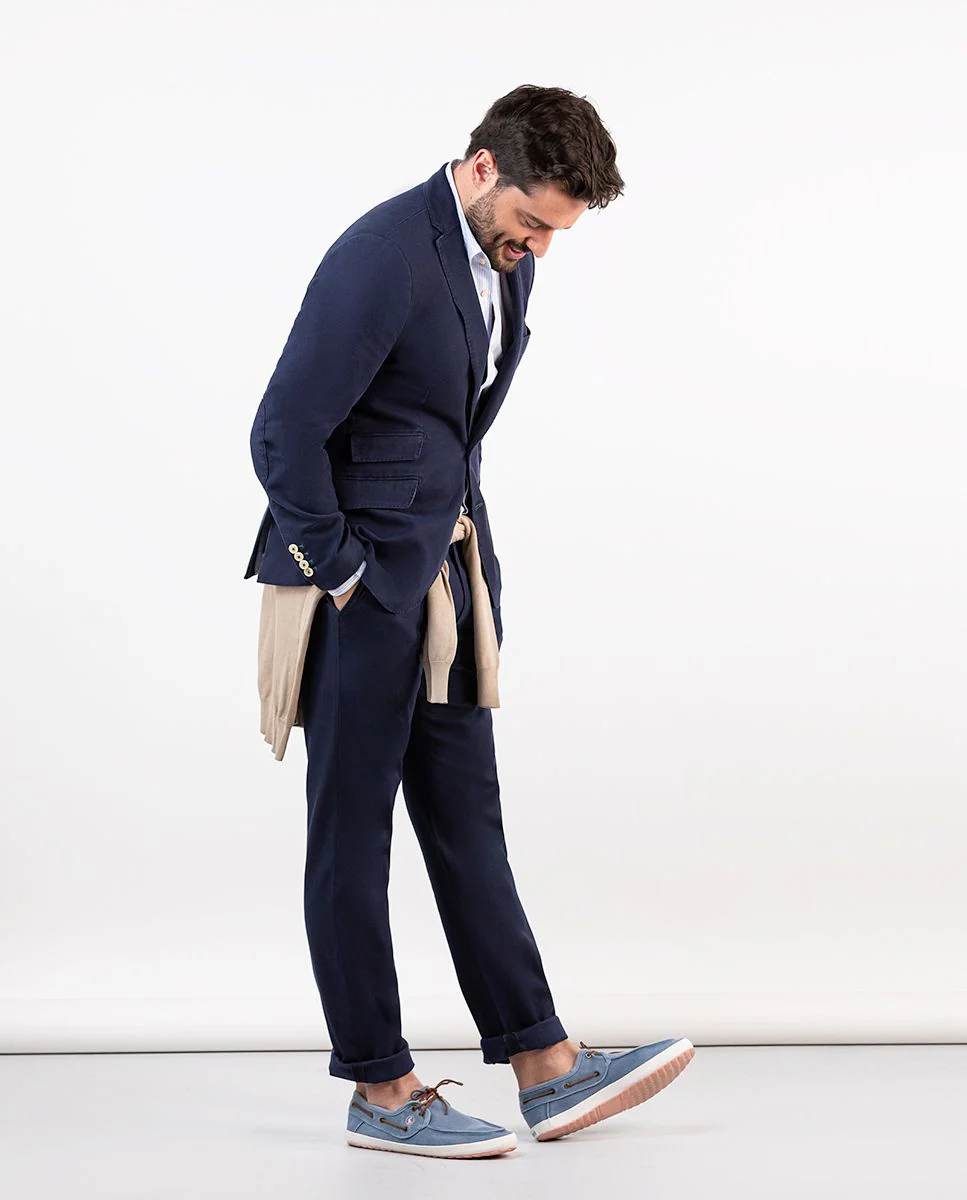 Americana Algodón Lavado Marino - Imagen 4