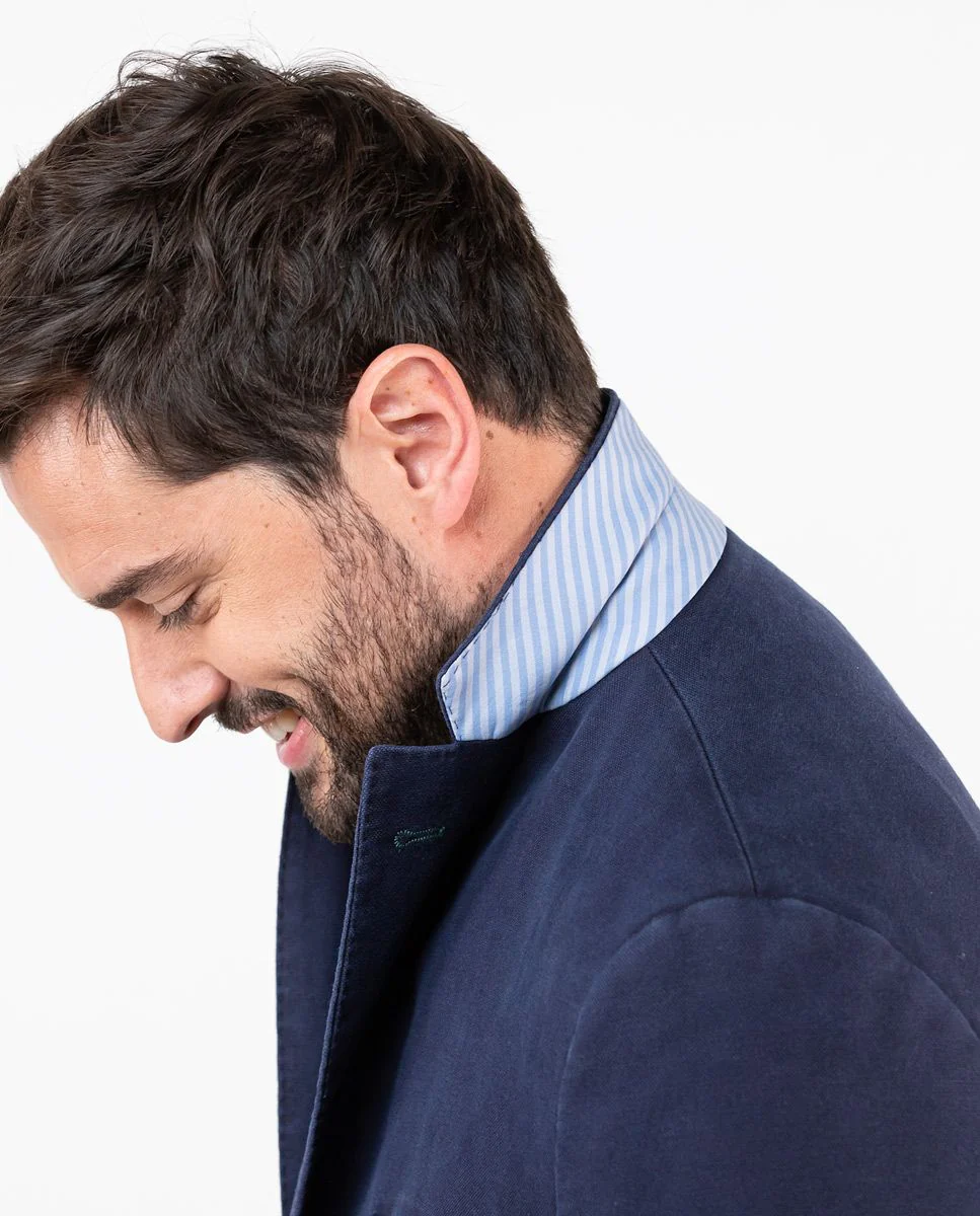 Americana Algodón Lavado Marino - Imagen 6