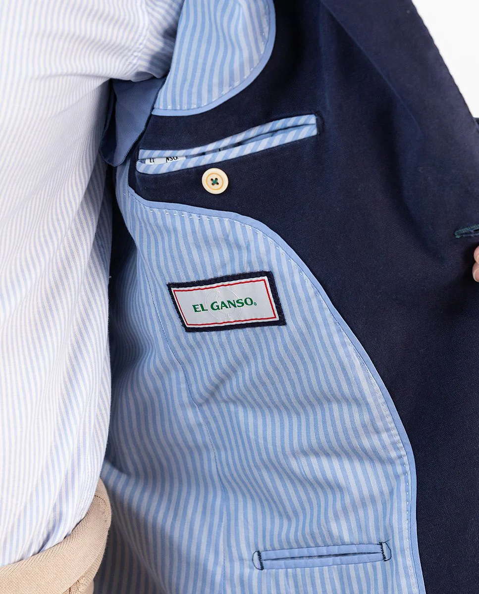 Americana Algodón Lavado Marino - Imagen 7