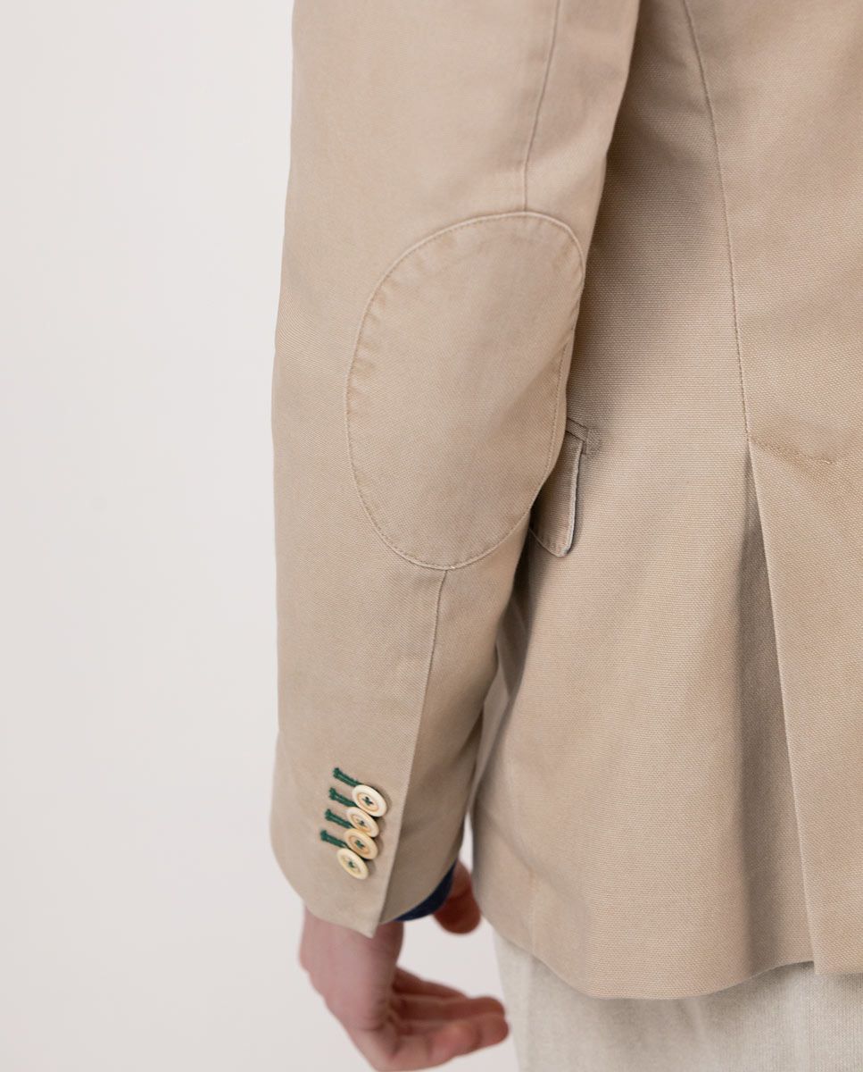 Americana Algodón Lavado Beige - Imagen 5