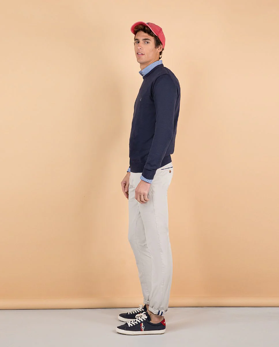 Jersey Cuello Caja Marino - Imagen 3