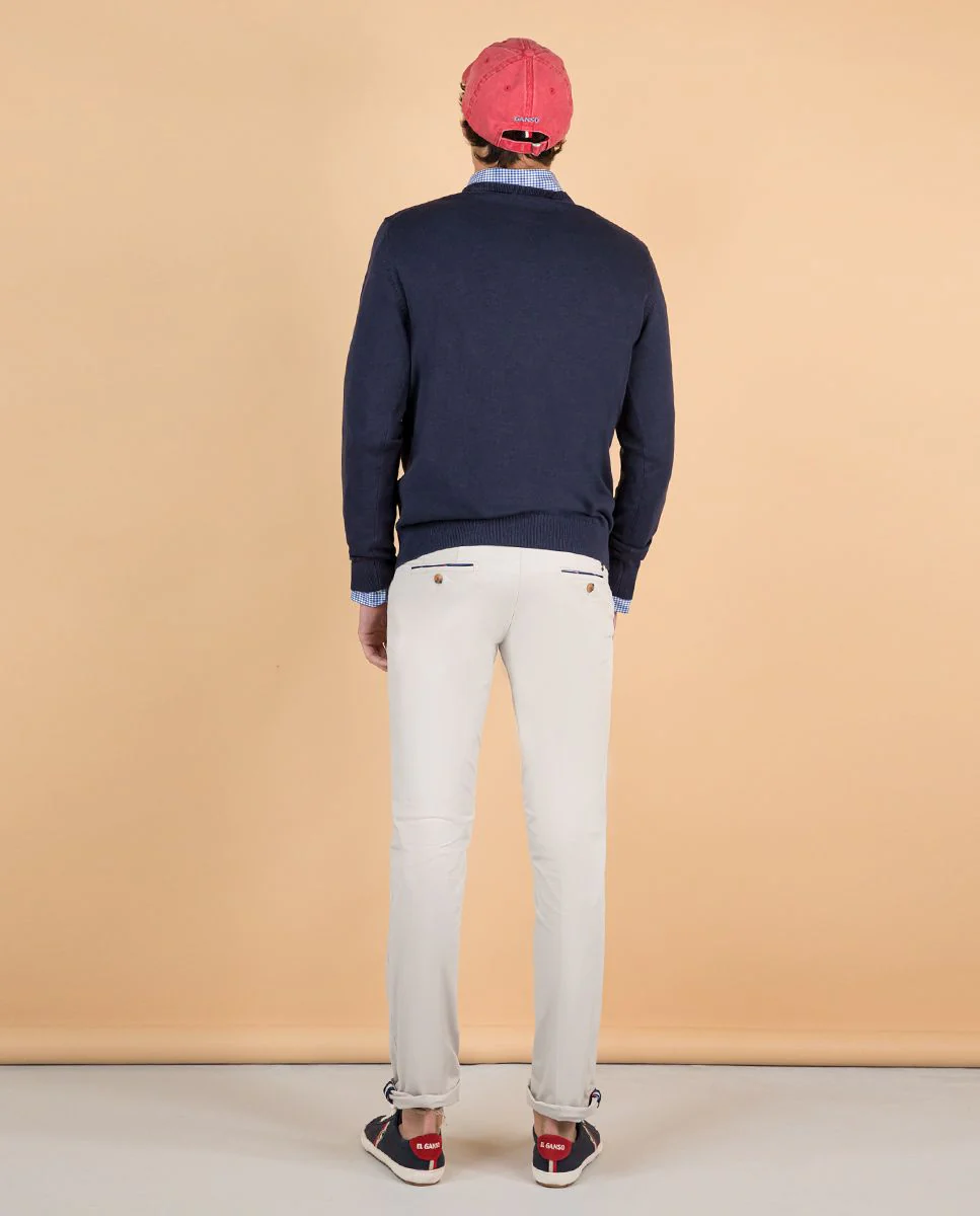Jersey Cuello Caja Marino - Imagen 4