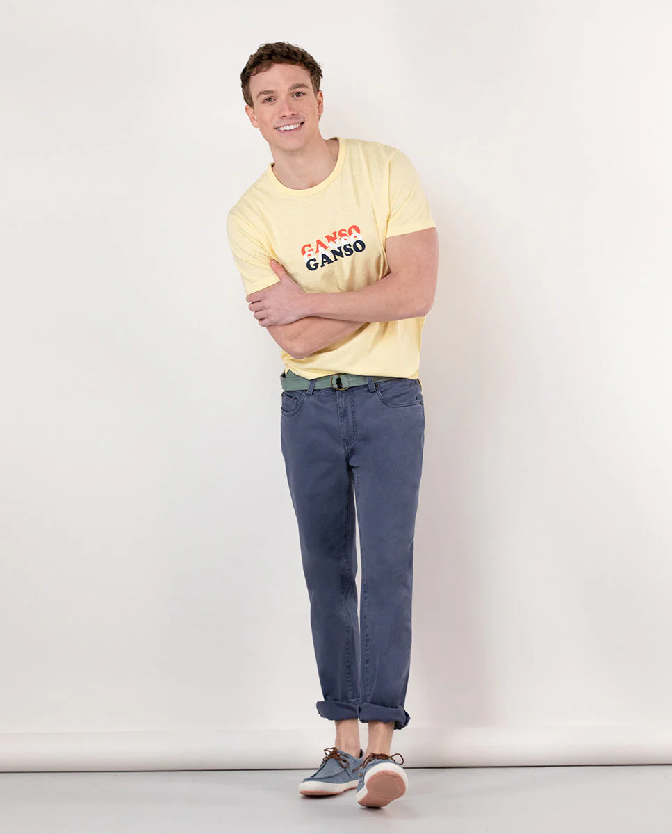 Camiseta Estampada Ganso Amarilla - Imagen 3