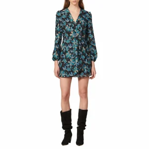 Vestido Bleen Negro Con Color