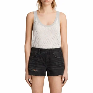 Playera Covey Vest Blanco con Gris