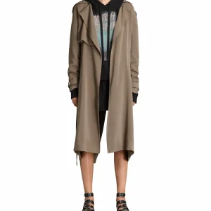 Gabardina Amelie Drape