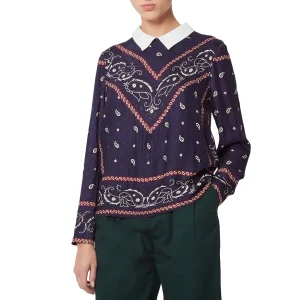 Blusa Papillon Azul Marino