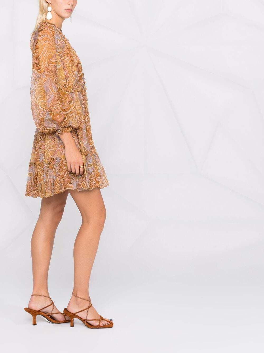 Vestido Formal Concert Lace-Up Mini Multicolor - Imagen 3