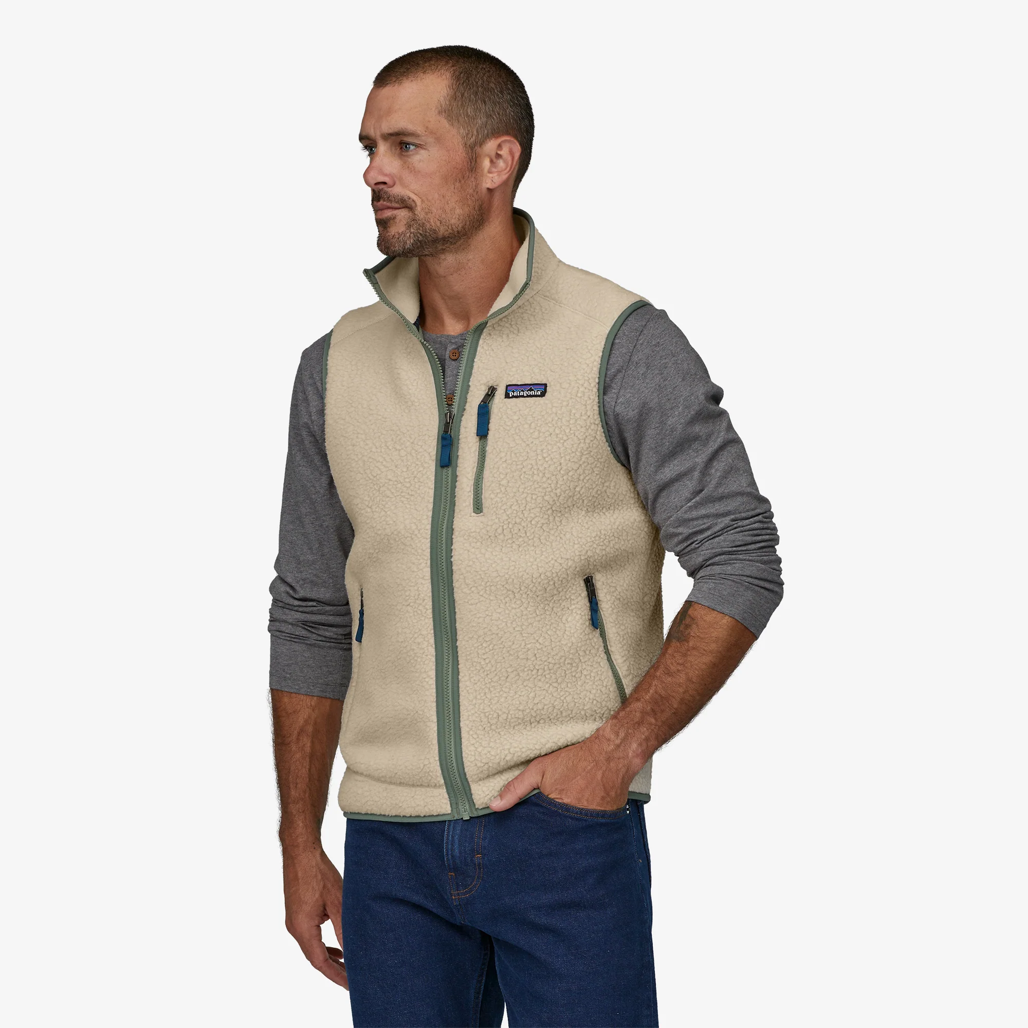Polar Hombre Retro Pile Vest - Imagen 4