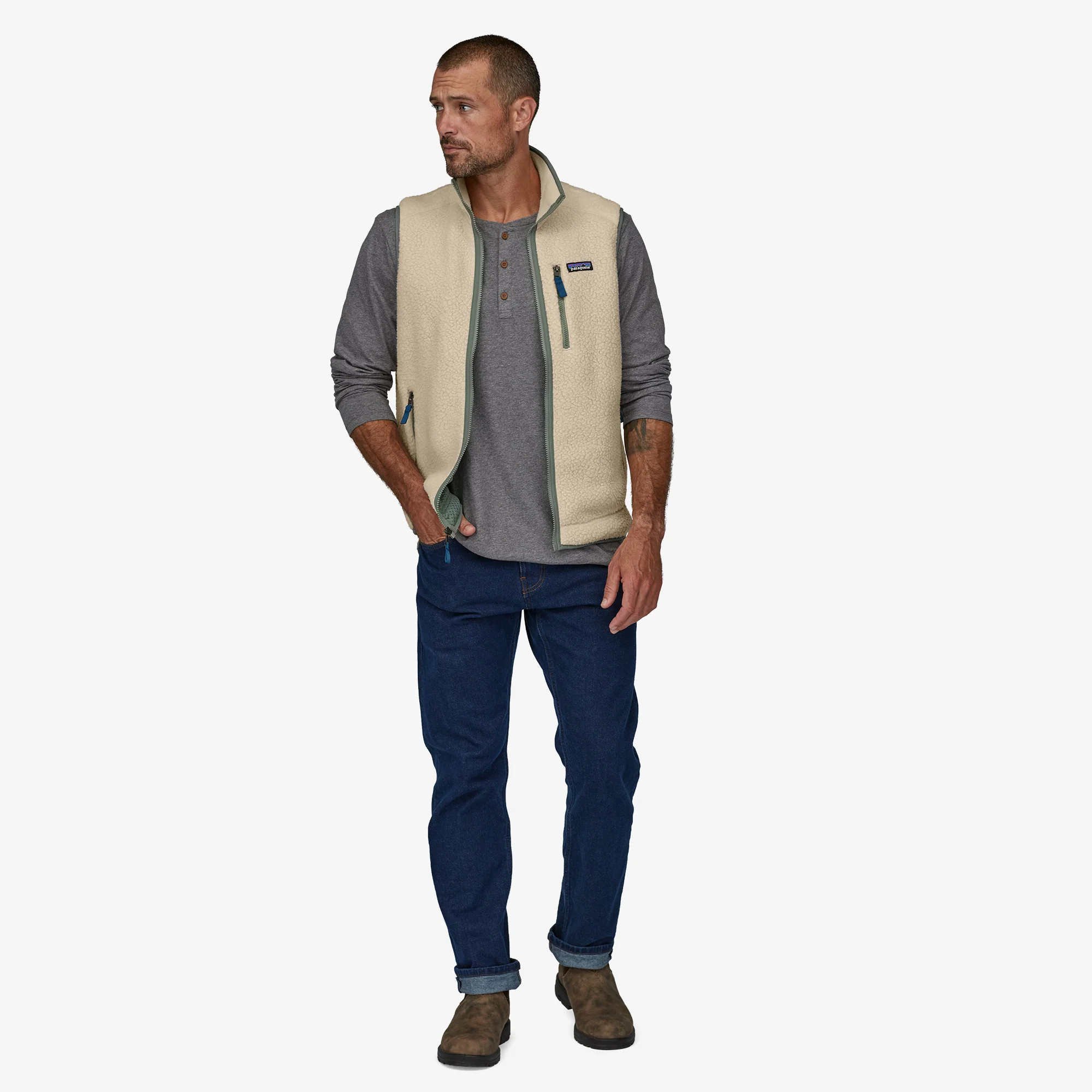 Polar Hombre Retro Pile Vest - Imagen 6