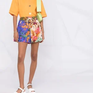 Short Tropicana Patched Multicolor