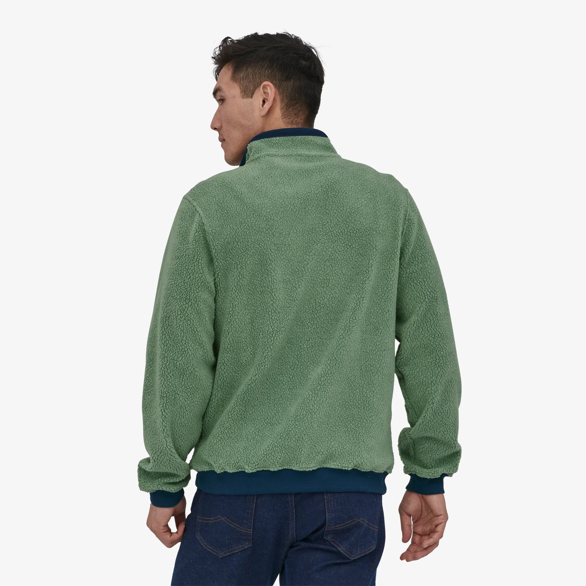 Polar Hombre Shearling Button Pullover - Imagen 6