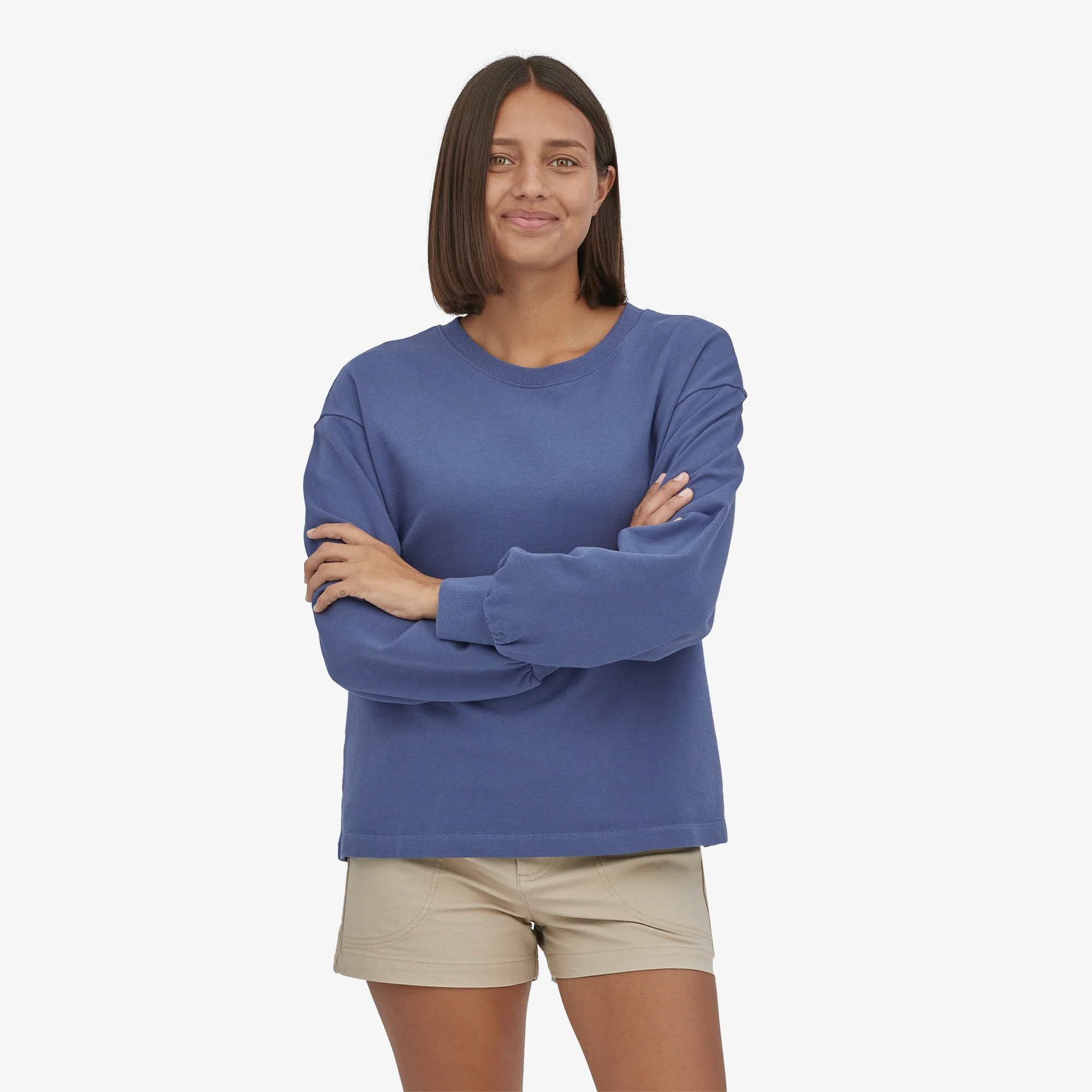 Polerón Pullover Mujer Regenerative Organic Pilot Cotton Essential - Imagen 4