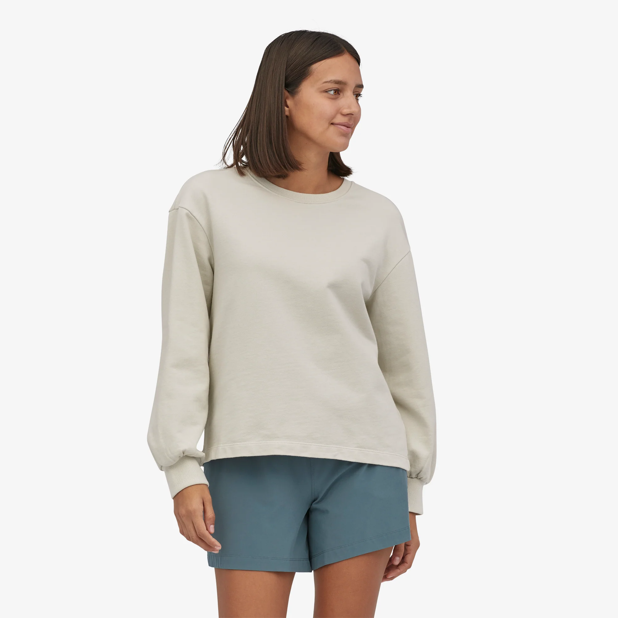 Polerón Pullover Mujer Regenerative Organic Pilot Cotton Essential - Imagen 6