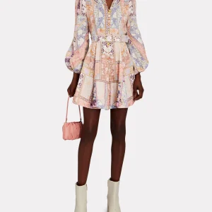 Vestido Casual Kaleidoscope Buttoned Rosa