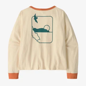 Polera Mujer Long-Sleeved Swell Drifter Easy-Cut Organic