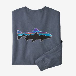 Polera Hombre Manga Larga Fitz Roy Trout Responsibili-Tee®- Usado