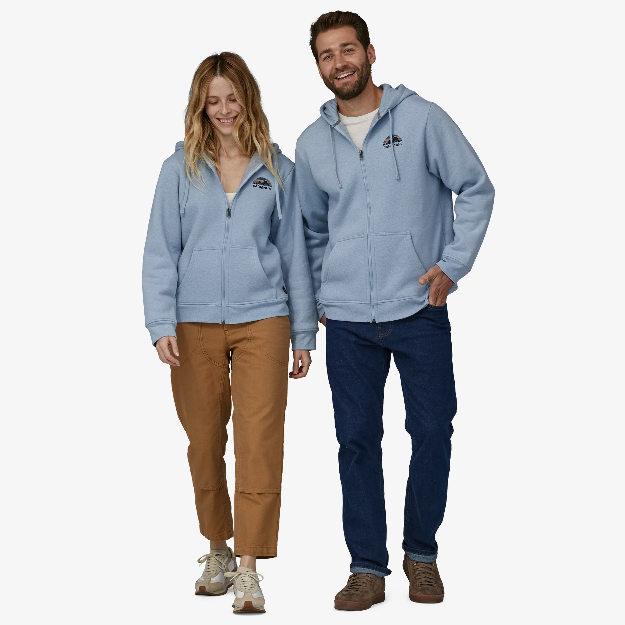 Polerón Unisex Skyline Stencil Uprisal Full-Zip Hoody - Imagen 4