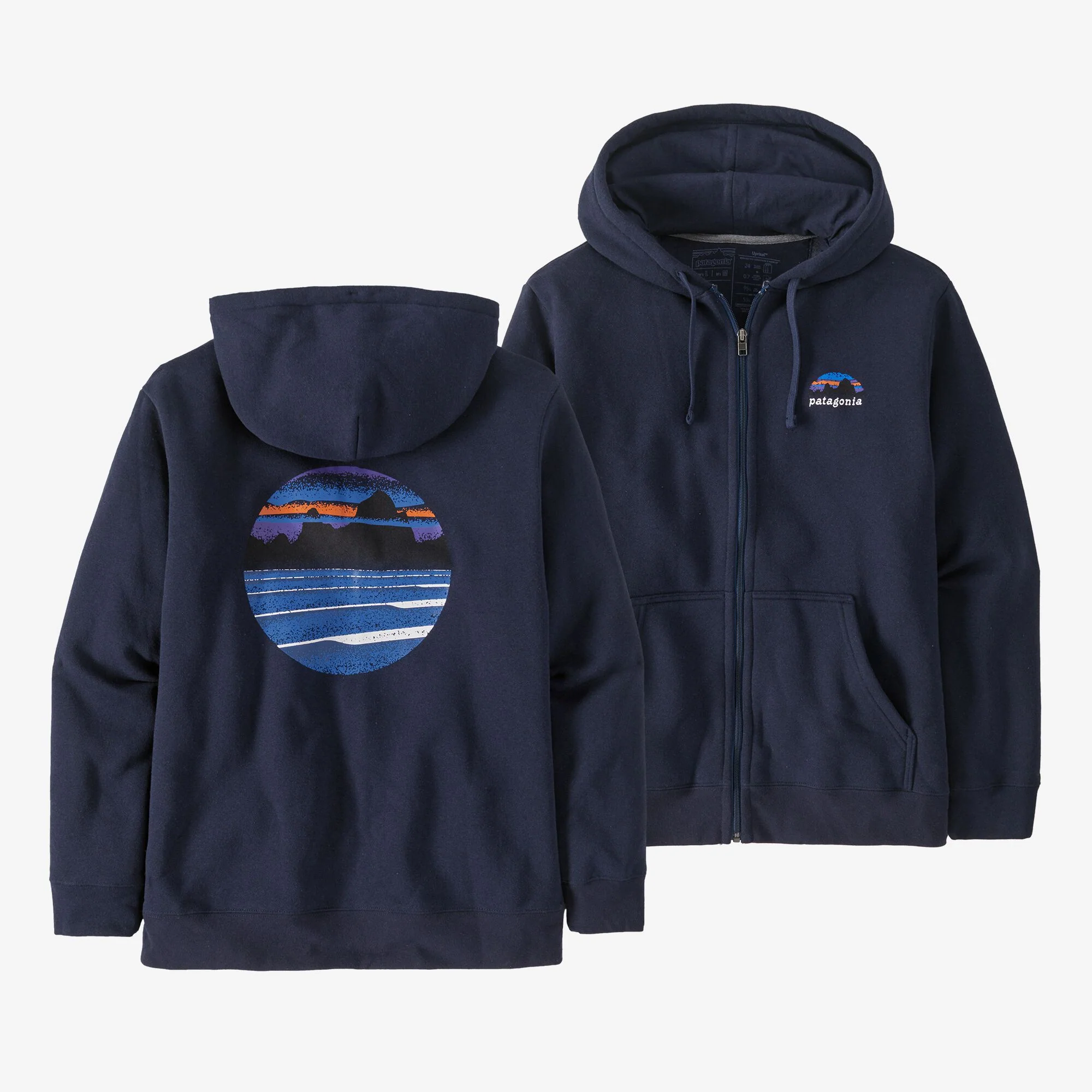 Polerón Unisex Skyline Stencil Uprisal Full-Zip Hoody