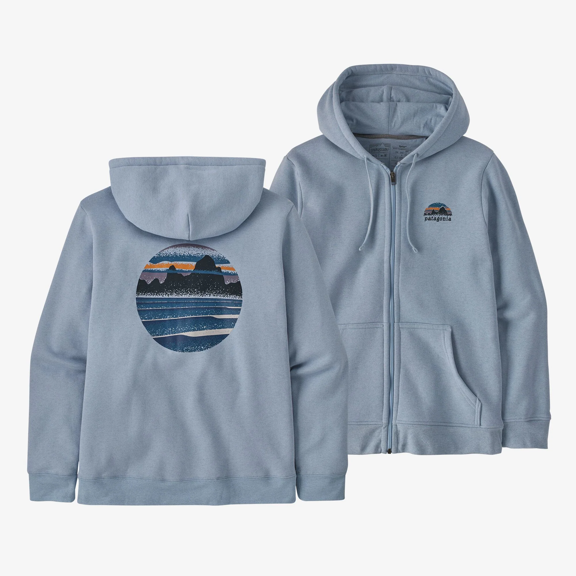 Polerón Unisex Skyline Stencil Uprisal Full-Zip Hoody - Imagen 3