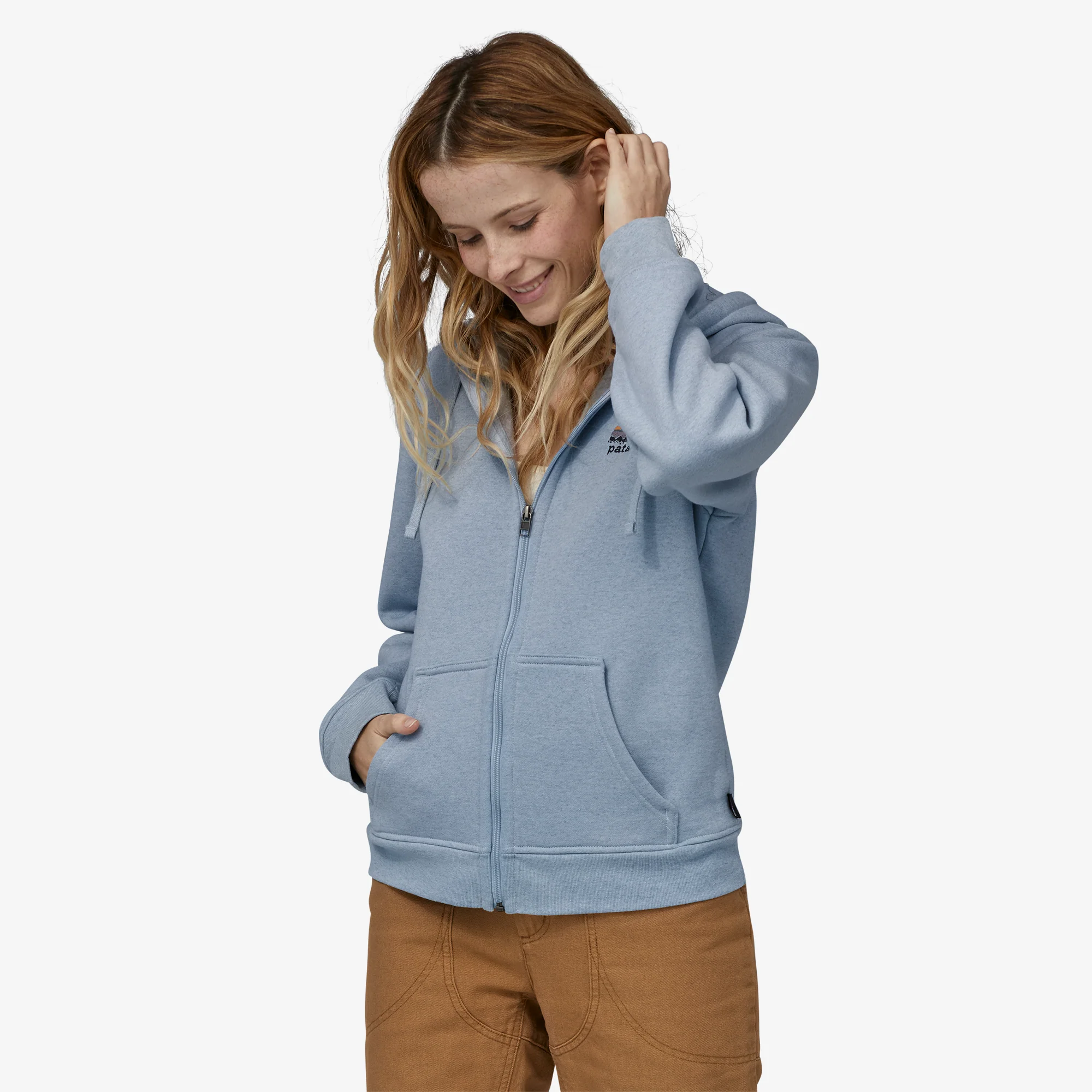 Polerón Unisex Skyline Stencil Uprisal Full-Zip Hoody - Imagen 5