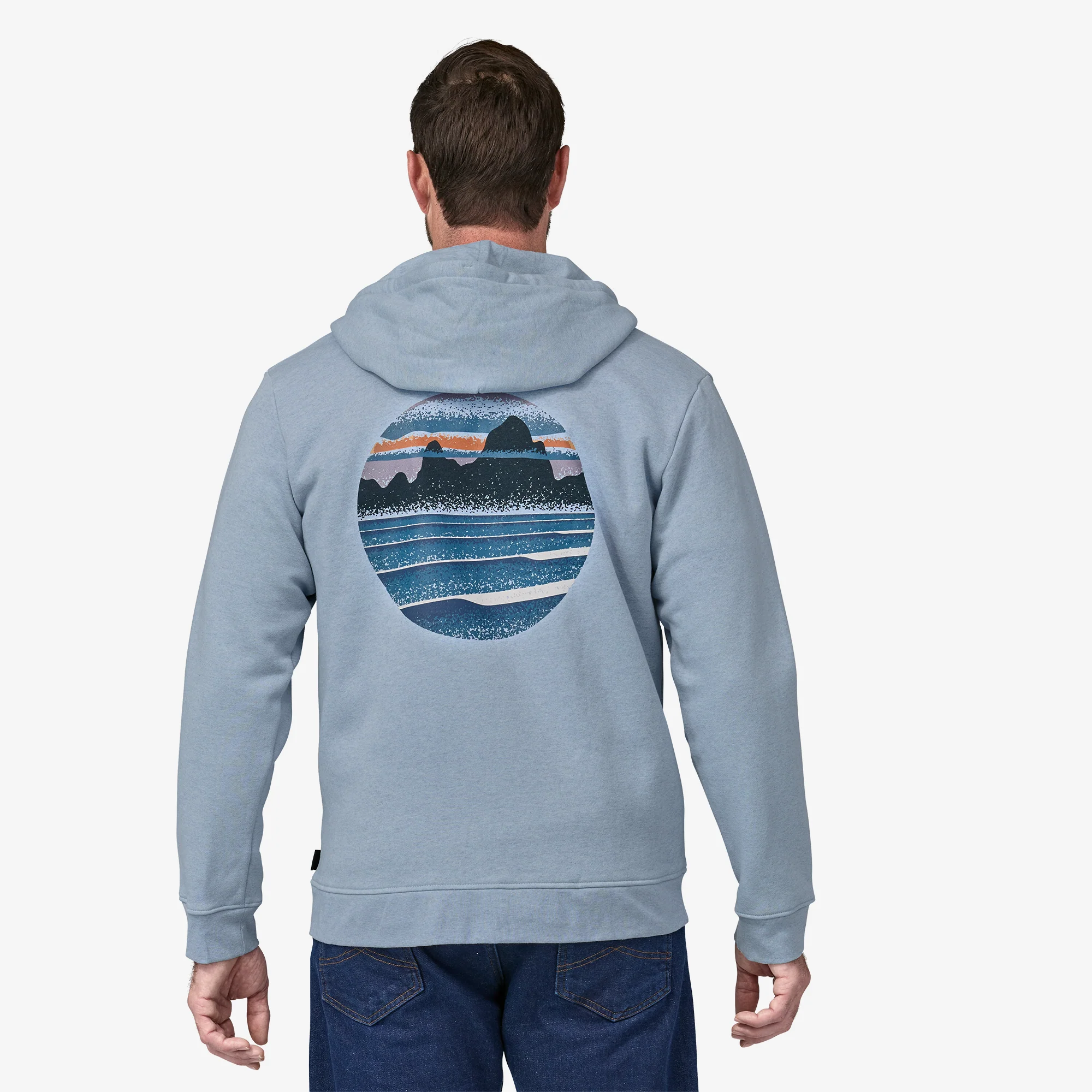 Polerón Unisex Skyline Stencil Uprisal Full-Zip Hoody - Imagen 9