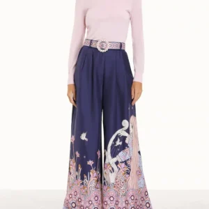 Pantalón Formal Celestial Wide Leg Marino