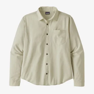 Camisa Hombre Manga Larga Organic Cotton Slub Poplin Shirt- Usado