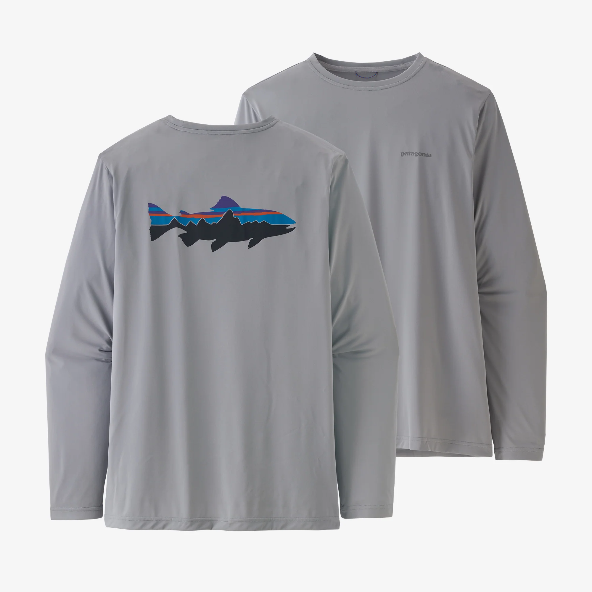 Polera Hombre Manga Larga Capilene® Cool Daily Fish Graphic Shirt- Usado - Imagen 6
