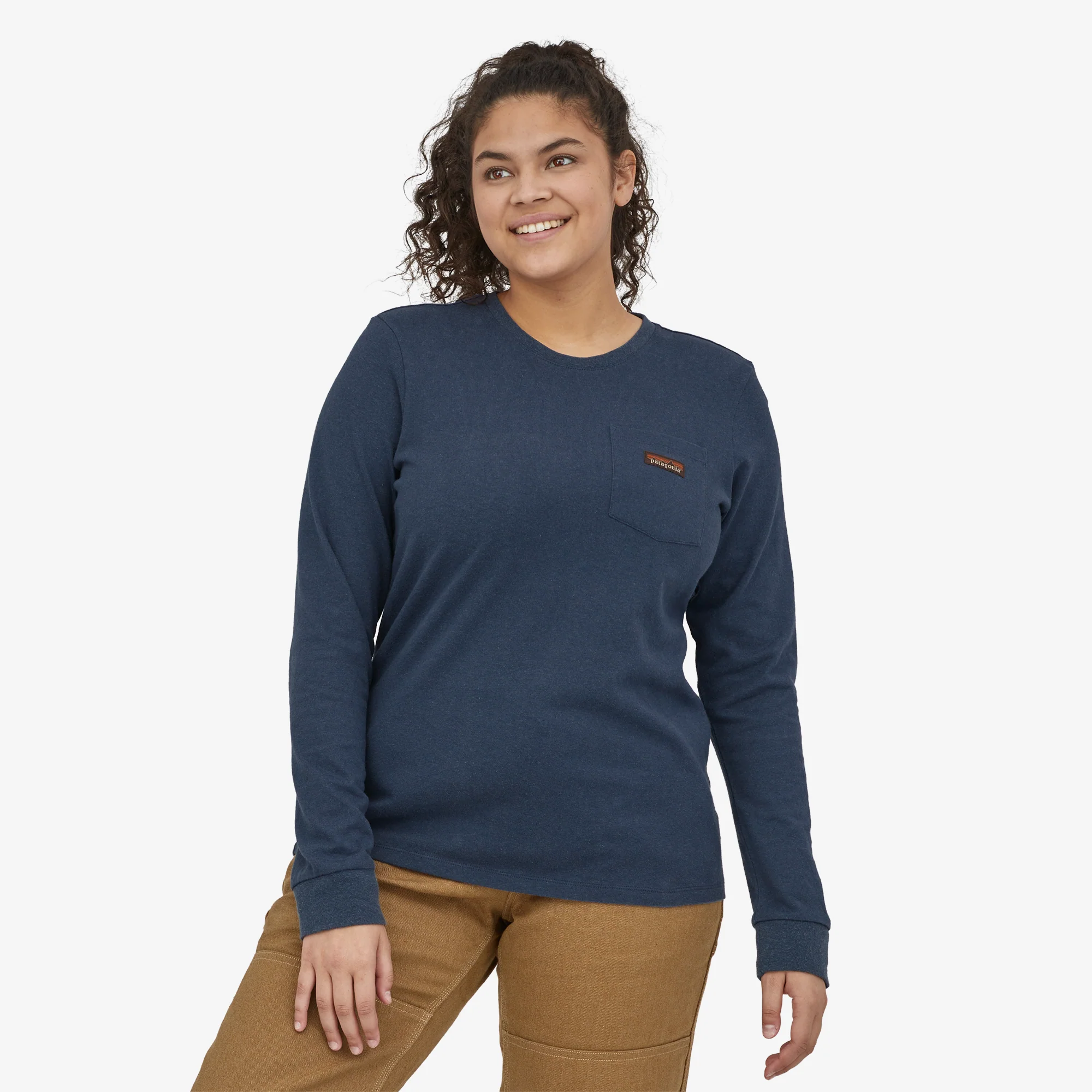 Polera Manga Larga Mujer Work Pocket - Imagen 7