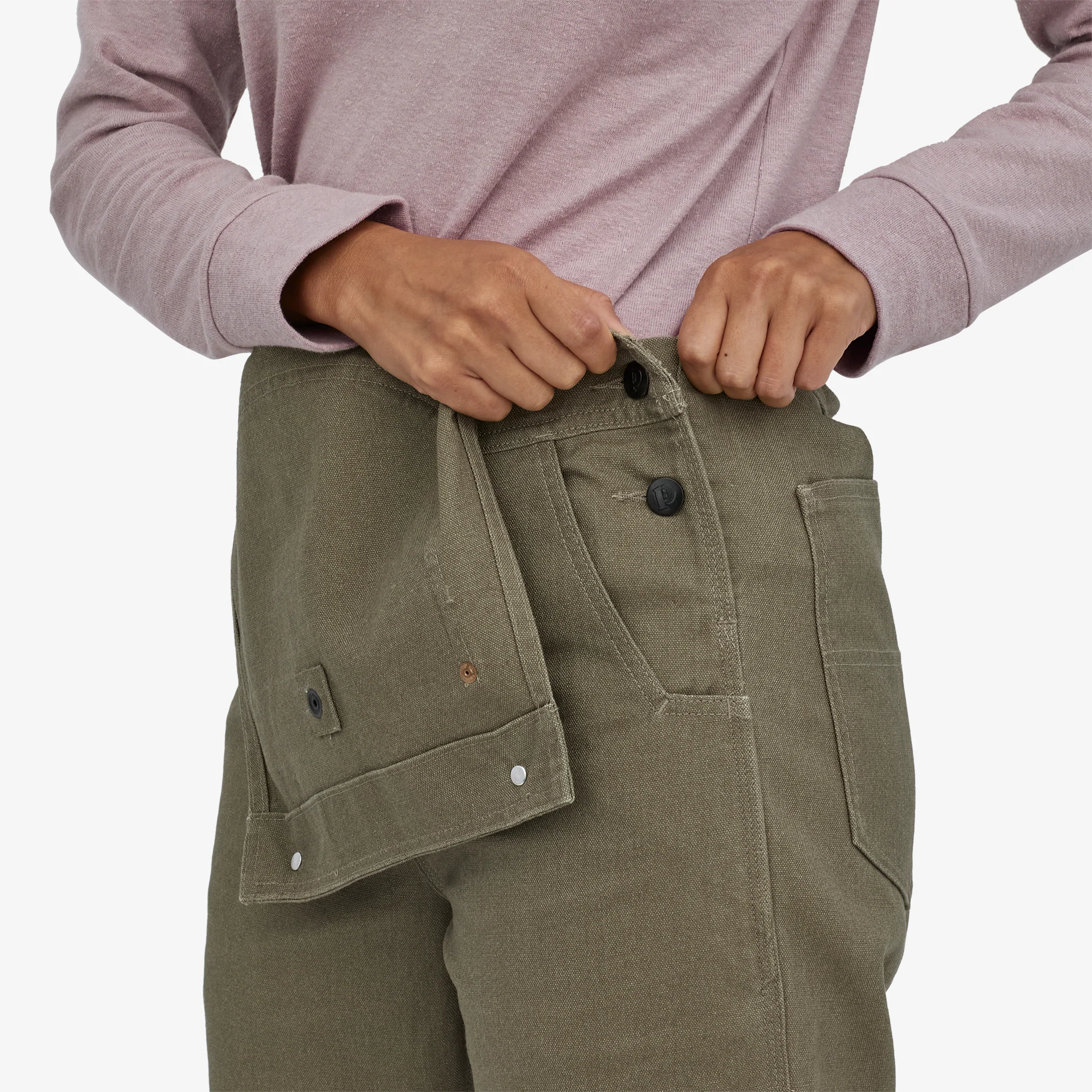 Jardinera Mujer All Seasons Hemp Canvas Bib - Corto - Imagen 7