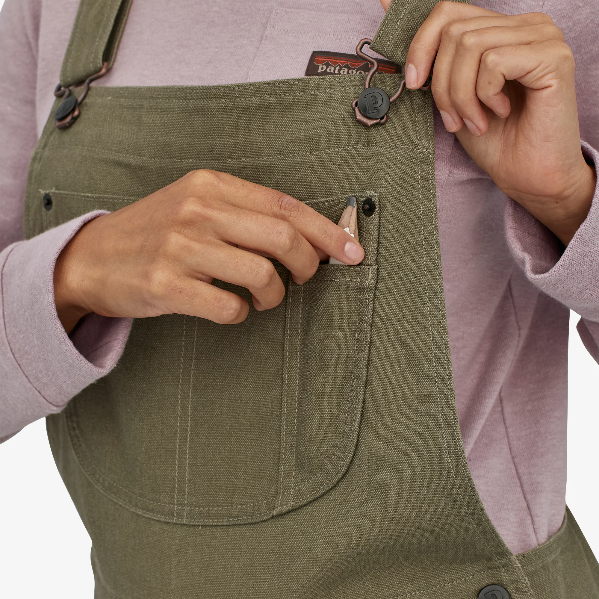 Jardinera Mujer All Seasons Hemp Canvas Bib - Corto - Imagen 9