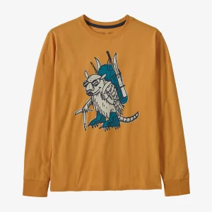 Polera Niño Long-Sleeved Regenerative Organic Certified™ Cotton Graphic - Usado