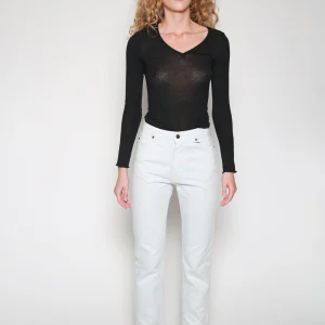 Jeans Straight Fit Azul Claro