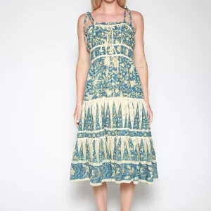 Vestido Casual Lanai Indah Azul