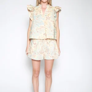 Top Gardenia Lei Beige