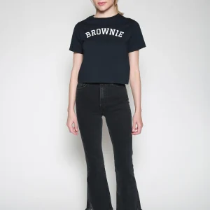 Jeans Empire Crop Flare Gris Oscuro