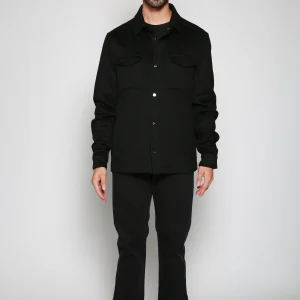 Chamarra Woven Jacket Negro