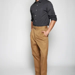 Pantalón Casual Hugo Cotton Twill Caqui