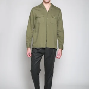 Camisa Woven Eric Pgmt Dye Olivo