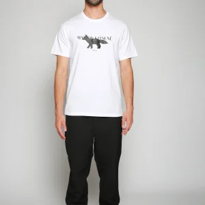 Camiseta Con Estampado De Perfil De Zorro