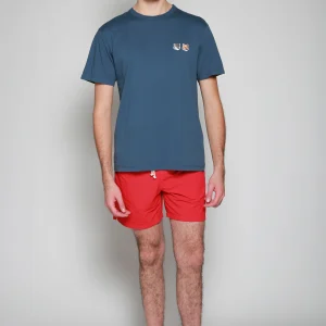 Traje De Baño Con Zorro Tricolor