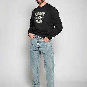 Jeans Straight Fit Azul