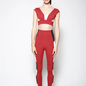 Leggings Single Arrow Vino